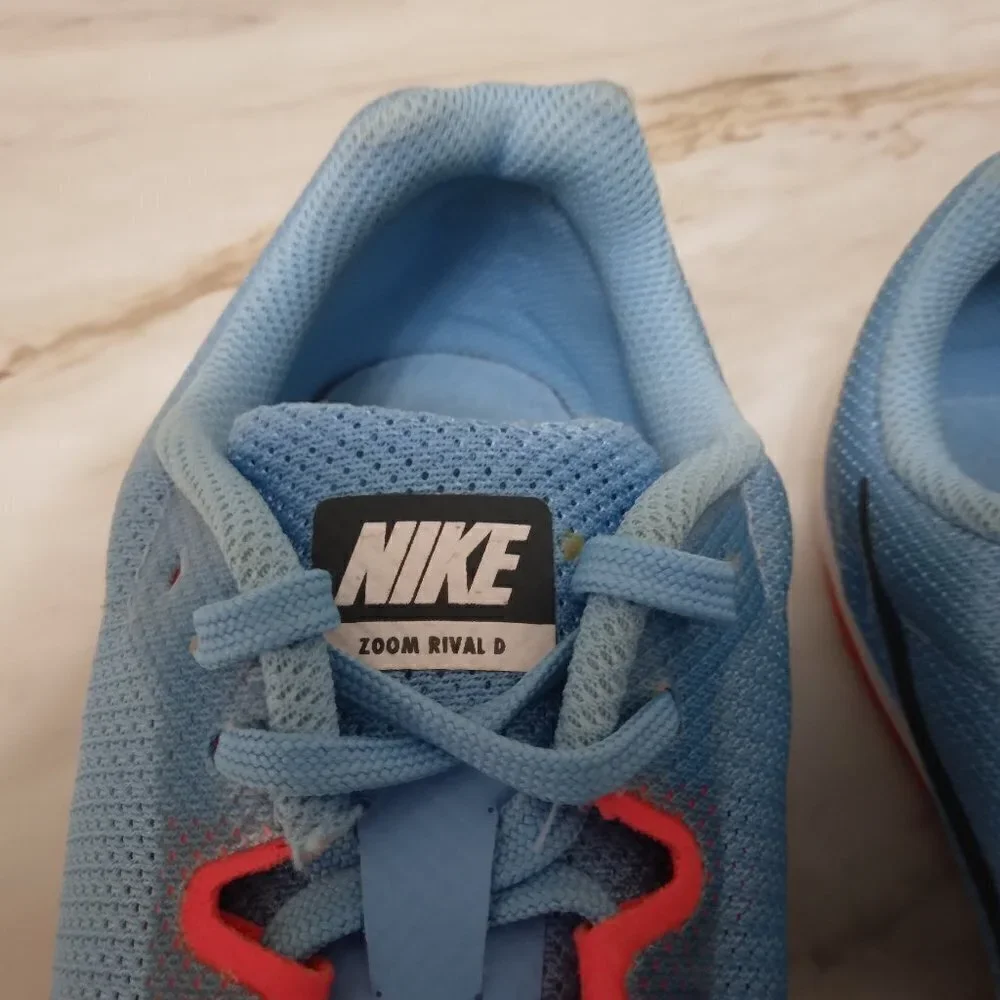 Nike | Zoom Rival D Racing Track Cleats Shoe Blue Women's | Size 9.5